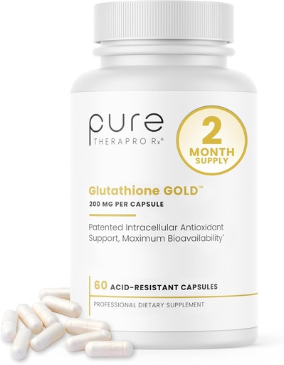 [BRSWIC32BUMBYCLO] Čistá terapeutická látka Rx S- Acetyl Glutathione Gold 200mg Acid- Residant 2 měsíce Kapsle 124Patentovaná Acetylovaná forma Glutathione Acid124Zero Fillers or Flow Agents Acid- Residant Capsule