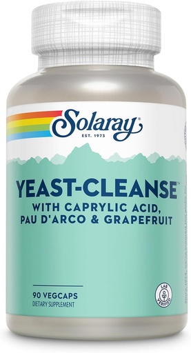 [BRSROFQOOUFGKGQ3] SOLARAY Yeast-Cleanse - 90 Vegetarian Capsules