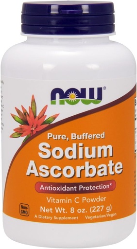 [BRSWIYYPOMNW2FD4] Now Supplements, Sodium Ascorbate Powder, 8-Ounce (Pack of 2)