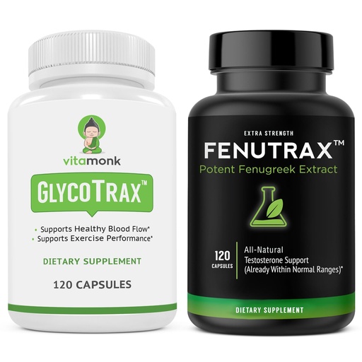 [BRSRAYIBCN7AKDLH] VitaMonk Fenugreek Seed Extract & GPLC - Supports Circulation and Healthy Testosterone Levels