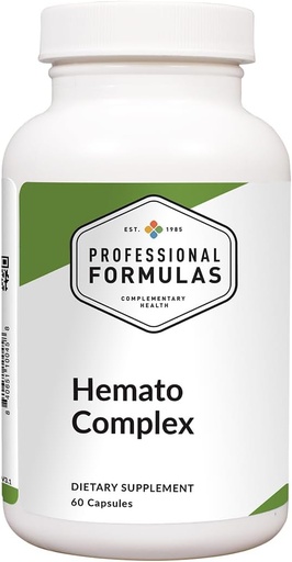 [BRSWIZQEAEIRGDYV] Komplex Hemato - Komplexní krevní podpora s játry a slimáky, železo, B vitaminy, folát a astragalus - Promotes Red Blood Cell Formation & Energy - 60 Kapsle