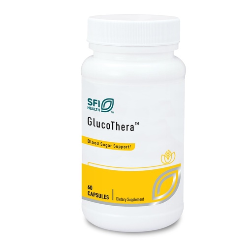 [BRSWIGA7DINGCAYV] Klaire Labs SFI Health GlucoThera - Hypoallergenic Chromium Complex with Alpha-Lipoic Acid, Banaba Extract & Vanadium (60 Capsules)