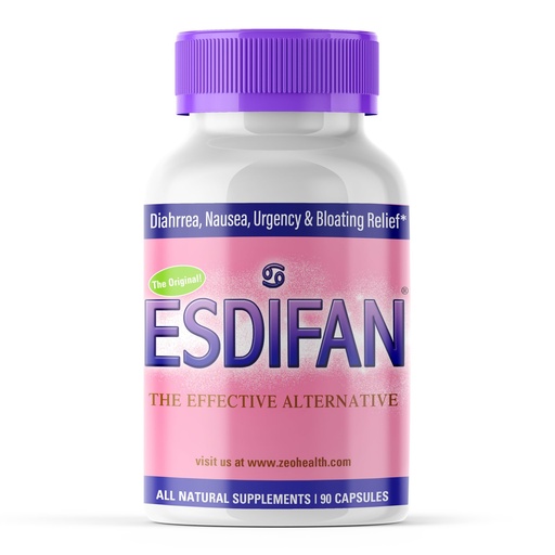 [BRSWIFATCMOWIEIZ] | Supports Natural Relief of Diarrhea, IBS, Nausea, Gas & Bloating | Promotes Gut Health, Energy & Nutrient Absorption | with Zeolite, B-12 and Calcium (90 Capsules)