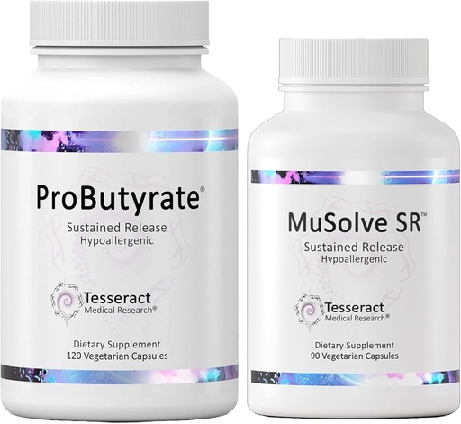 [BRSRO2Y2OYIBMFD3] Optimal Gut and Lung Support, Gut Health Supplement, Butyric Acid Complex, Gastro מעיים תוספת, 600 מ"ג, 120 Caps ו- Respiratory Health Supplement, 300 מ"ג, 90 Caps