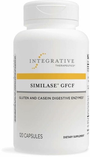 [BRSWIZQABVYAOCL6] Integrative Therapeutics Similase GFCF - Digestive Enzyme Supplement for Adults - Supports Casein & Gluten Digestion* - Gas & Bloating Support* - Dairy-Free & Vegan - 120 Count (60 Servings)