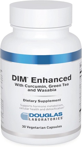 [BRSW2FQCAR5AI2A7] Douglas Laboratories DIM Enhanced - Unterstützt Hormon Balance, Cellular Health & Detox* - Mit Antioxidantien, Green Tea Extract & Wasabia - 30 vegetarische Kapseln