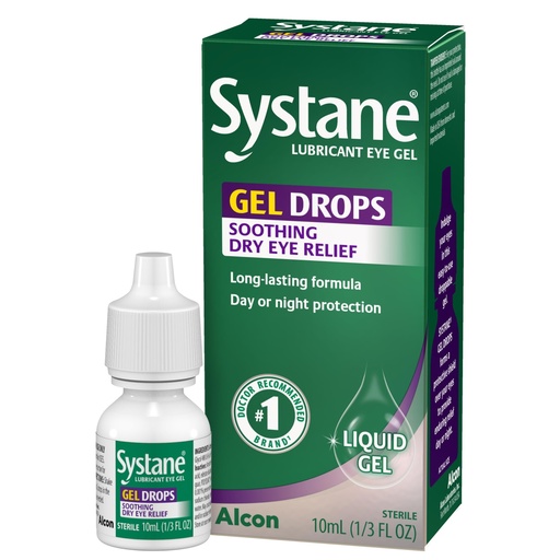[BRSWIZQADMJR43L2] Systane Lubricant Eye Gel Drops, 10-mL (Packaging May Vary)