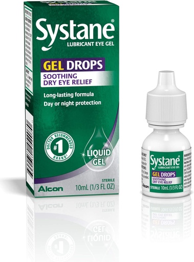 [BRSWIZQADMJR43L2] Systane Lubricant Eye Gel Drops, 10-mL (Packaging May Vary)