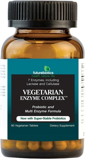 [BRSWIY37AFYWEC34] Futurebiotics Vegetarian Enzyme Complex, 90 Tablets