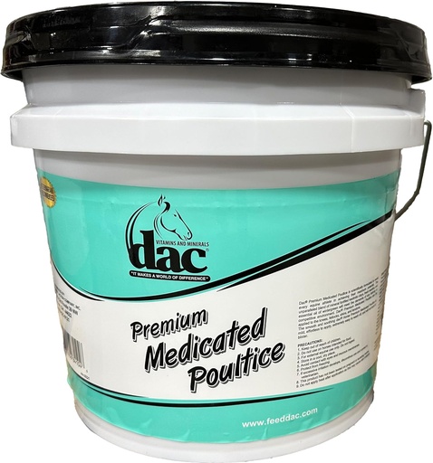 [BRSROBQHOANRAAIV] dac Vitamins and Minerals dac® Premium Medicated Poultice - 45lbs, White