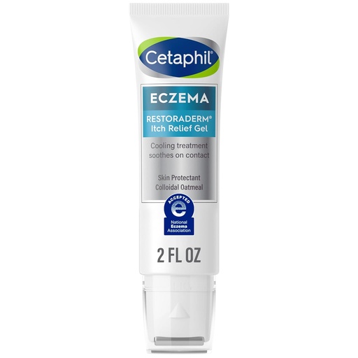 [BRSW2C32DMHBEG3A] CETAPHIL ECZEMA RESTORADERM Itch Relief Gel, For Eczema Prone Skin, 2 fl oz, Instantly Soothes, 12 Hour Itch Relief, 0.5% Skin Protectant Colloidal Oatmeal, Steroid Free