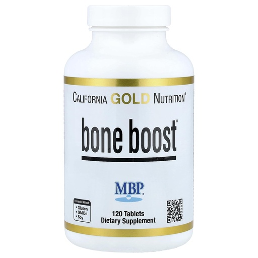 [BRSRMZYCOIBRMC32] California Gold Nutrition Bone Boost Supplement, Support for Bone Health, Nutrient Blend with Calcium and Vitamin D, Vegetarian Friendly, Gluten Free, Non-GMO, 120 Tablets