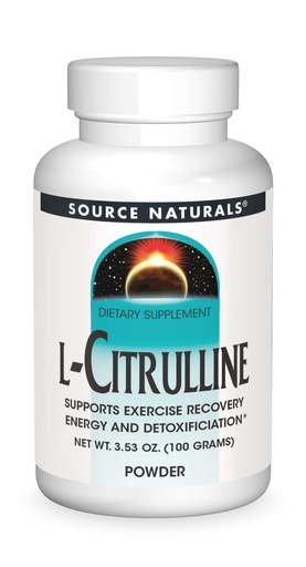 [BRSWIY35AQJRWE3K] Source Naturals L-Citrulline Powder, Supports Exercise Recovery, Energy, and Detoxification - 100g