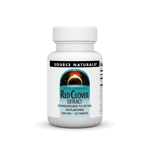 [BRSWIYQCPIGBAFY3] Source Naturals Red Clover Extract, 500 Mg Tablet, 30 Count