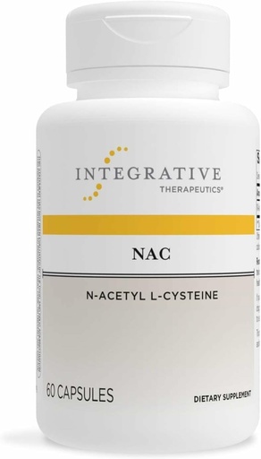 [BRSWIYL7BN4RMFTC] Integrative Therapeutics NAC - Antioxidant Support Supplement* - Support for Respiratory & Lung Function* - Gluten-Free & Dairy-Free - 60 Capsules (60 Servings)