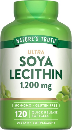 [BRSWICYLBQOQGEY3] Nature's Truth Ultra SOYA Lecithin 1200 mg, 120 Count (Pack of 1)