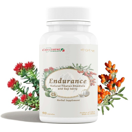 [BRSRAGAOBF5AGF32] CheezhengHimalaya Rhodiola and Goji Berry Daily Supplement, Support Energy, Mental Calmness, Boost Digestion, Enhance Immunity, Improves Oxygen Utilization, Tibetan Natural Herbs, 90 Veggie Capsules