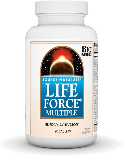 [BRSWIYT7CMBBO3DO] Quelle Naturals Life Force Multiple Daily Multivitamin High Potency Essential Vitamins, Mineralien, Antioxidantien & Nährstoffe - Energie & Immun-Boost - 90 Tabletten