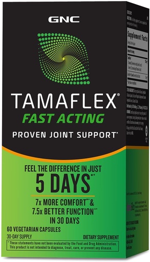 [BRSWGGQHBYCBUHLD] GNC TamaFlex Fast Acting, Společná podpora, 60 Vegetariánských kapslí