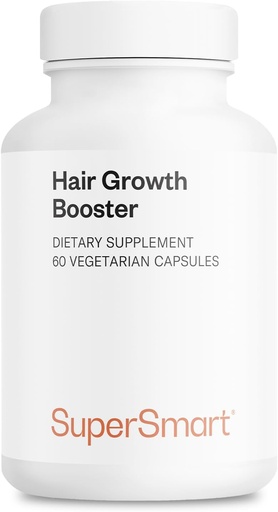 [BRSROGQEBYHA4YIV] Supersmart - Hair Growth Booster 160mg per Day (Lustriva Supplement) - Biotin 40x More Soluble | Non-GMO & Gluten Free - 60 Vegetarian Capsules
