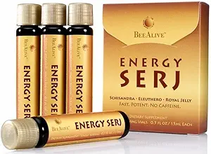 [BRSWIZYAOV5QMELG] Energy SERJ with Schisandra, Eleuthero and Royal Jelly for No Caffeine Energy Boost