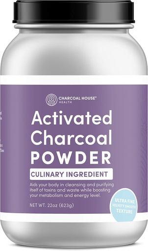 [BRSWYYAPCAHGYDLZ] Ultra FINE Coconut Activated Charcoal Powder - Кулинарные и косметические приложения, бархатная гладкая текстура для смузи, мороженое, выпечка, мыло, Ultra Fine для мягкой отделки, No Grit!