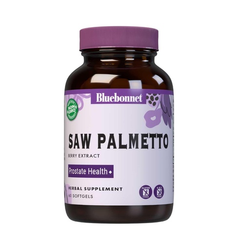 [BRSWIEIYOQPBGE3E] Bluebonnet Extra Strength Saw Palmetto Berry Extract Supplement, 60 Count