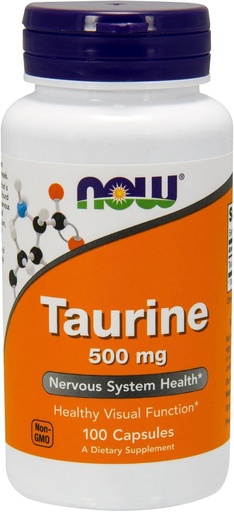 [BRSWIYYKAJ5BCCLY] Taurine 500mg 100 kapszula 6PACK [Egészség és szépség]