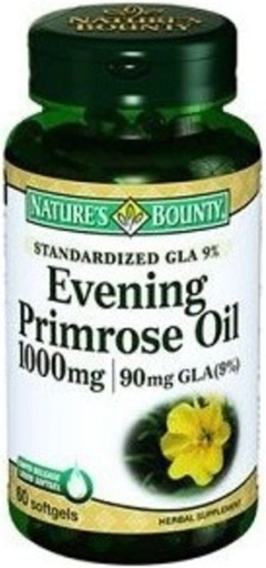 [BRSWIYYOOQMBEALA] Nature's Bounty Evening Primrose Oil, 90mg, 60 Softgels (Pack of 3)