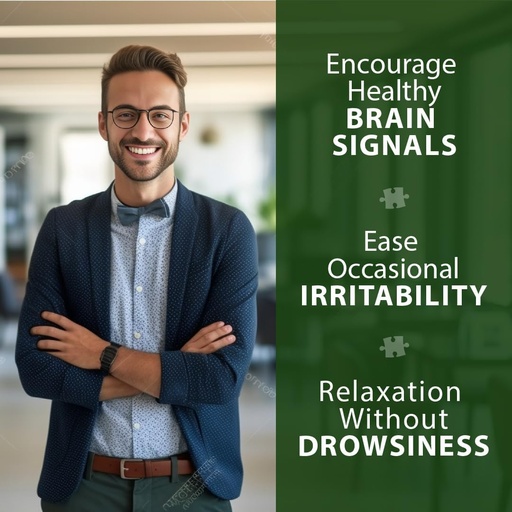 [BRSWIAYAAEBQ2ET2] LTO3 Jatorrizkoa L-Theanine-rekin, Omega-3 Sementis-ekoa eta Skullcap-ekin - Focus, Mental Concentration, Calm Mind, Positive Mood eta Relax-ekin (90 kapsula)