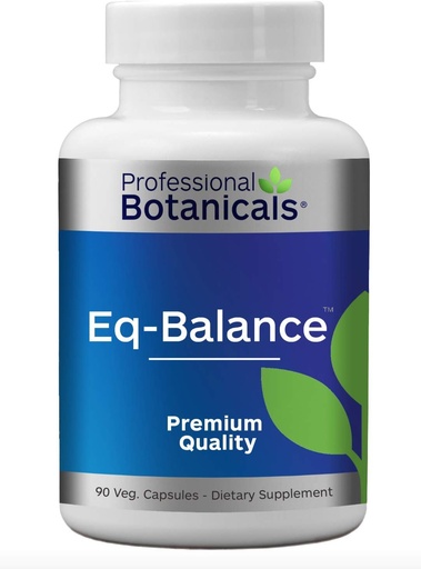 [BRSWIZ3YOEABA3TU] Profesionální botaniky Eq- Balance, Natural Herbal Vegan Vertigo Motion Nemoc Nausea Relief - 90 Veg Kapsle