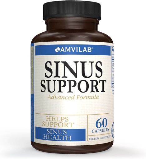 [BRSROZI6O56GY336] Sinus Support, Advanced Formula, Helps Support Sinus Health, 60 Capsules 1 Month Supply