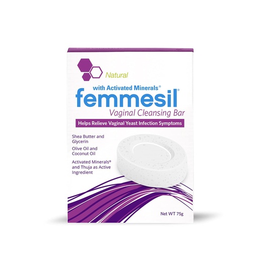 [BRSW22QNPN5B6AI4] Femmesil Vaginal Antifungal Soap for Yeast Infection Relief for Women, Vaginal Itch & Irritation, Dermatologist Tested & Hypoallergenic Approved. All-Natural Vagina Soap Bar (75gm)