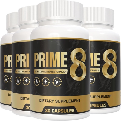 [BRSRAHQROJYGGCIV] PRIME 8 100% Authentic Asli 124; Prime8 Kantor Formula (4 Pack) untuk 120 Hari