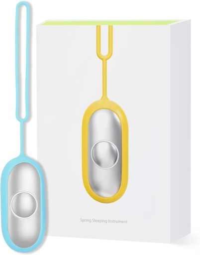 [BRSROCYTBUCAO2D6] Compact Handheld Sleep Aid Device - Relaxation Tool for Improved Sleep, Mood & Focus, Adjustable Massage Intensity, Portable & Easy to Carry（Blue）