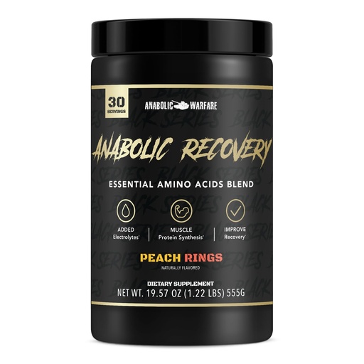 [BRSROC37CQHQI3A2] Anabolic Recovery, Essential Amino Acids, Post Workout Recovery, Premium Hydration, Build Muscle* (Peach Rings, 30 Servings)