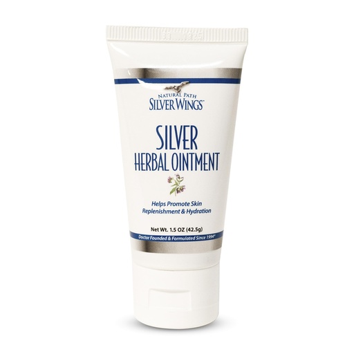 [BRSWIEIYOQMR4H3K] Natural Path Silver Wings 250ppm Silver Herbal Ointment - Nourishing and Moisturizing Skin Care 1.50oz