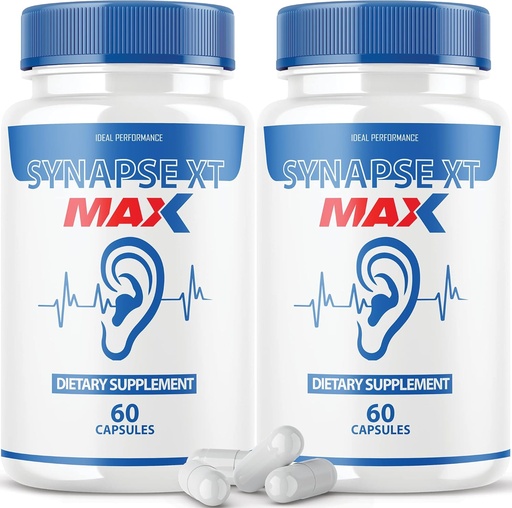 [BRSW2CQEOAFBS3A3] IDEAL PERFORMANCE (2 Pack) Synapse XT Max Tinnitus Supplement Pro Premium Relief Pillen (120 Kapseln)