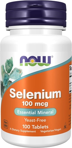[BRSWIYQ6CAPQKCD2] Now Foods Selenium, 100mcg, 100 Tabs