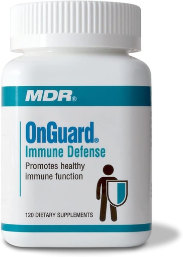 [BRSWIZT4OQFQKH3A] MDR OnGuard Immune Support Formula with Clinically Proven Maitake & Shitake Mushroom, Lo Han, Colostrum and Patented Lotus Seed Extract. (120 Capsules)