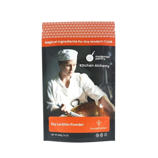 [BRSWIEA5BJYWA3I3] Pure Soy Lecithin Powder Vegan OU Kosher Certified - 400g/14oz