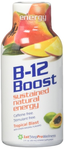 [BRSWIYADPIHB2CDY] B-12 Shot Maximum Energy, Tropical Blast, 2-Ounce, 12 per Box