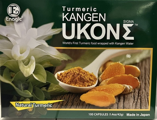 [BRSWGFILBBYRGC3P] Kangen Ukon Turmeric by ENAGIC 100% Organic Multivitamins Vegeterian Capsules