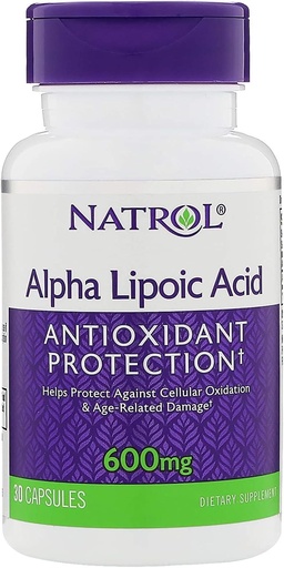 [BRSWIYQPO4PRKCDC] Natrol Alpha Lipoic Acid 600 Mg, 30 count