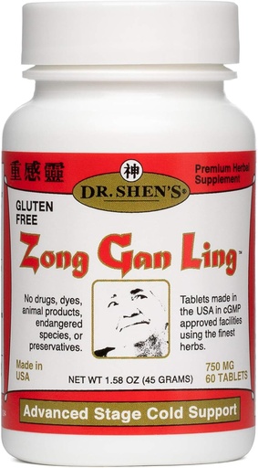 [BRSWGA3RAABAY33G] Zong Gan Ling 60 Tablets