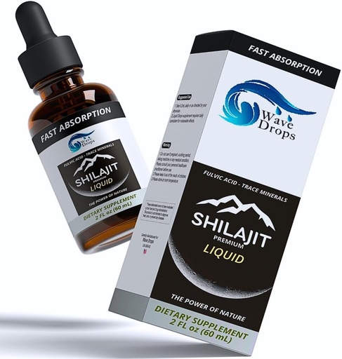 [BRSROGA7B57RUYDU] Pure Shilajit Resin Liquid | High Potency,Authentic,Natural | for Detox Cleanse Immune Support Brain Booster and Energy | Contains Fulvic Acid Trace Minerals | 2 Fl Oz