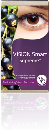 [BRSWGGD7OQPB6EIZ] Vision Smart Supreme - Superior Eye Supplement, Premium Nutraceutical Ingredients with 210mg of Pure Anthocyanins of D3R and C3R, Veggie Capsules. Product of USA
