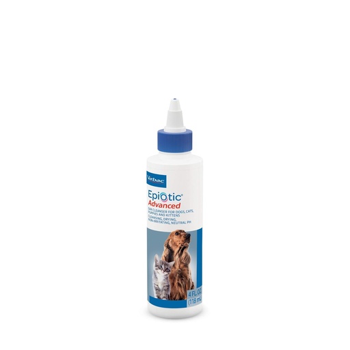 [BRSWIZ37AYEB6DDM] Virbac EPIOTIC® Advanced Ear Cleanser | Powerful and Gentle Cleanser For Dogs and Cats of all ages, 4 oz
