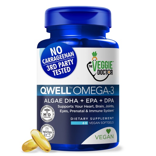 [BRSWKZD5CACQCYLA] Vegan Omega 3 Supplement – Algae Omega 3 with DHA EPA DPA – Vegan Capsules from Algal – Fish Oil Alternative – Plant-Based Algae Oil Formula – Non-GMO, Carrageenan-Free, High Strength