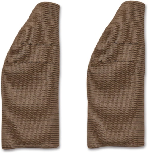 [BRSRA235AEAQO3A7] Hearing Aid Covers Protect Hearing Amplifiers from Sweat, Dirt and Moisture, Fits Hearing Instruments 1.4” to 1.6” (Brown, L)
